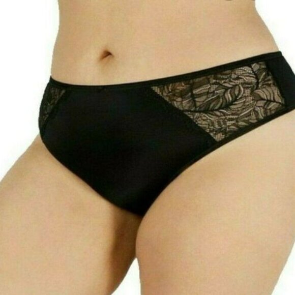 BOGO INC International Concepts Womens Thong Panties Size 1X NEW Lot of 2 Black - Picture 7 of 8